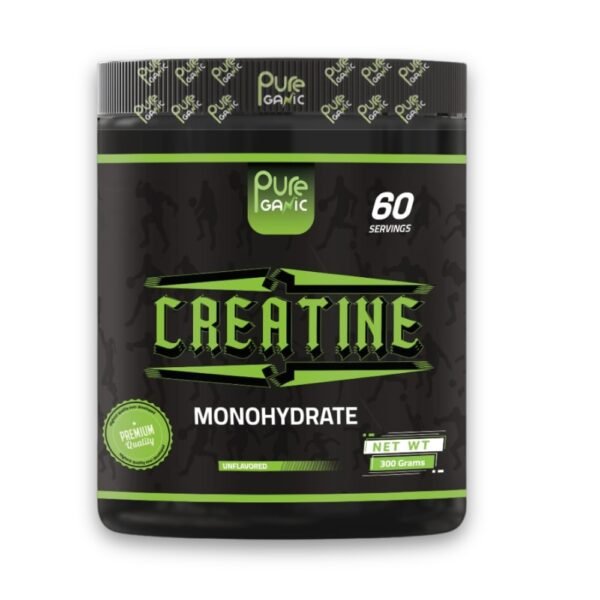 Pureganic Creatine Monohydrate | 300g | 60 Servings