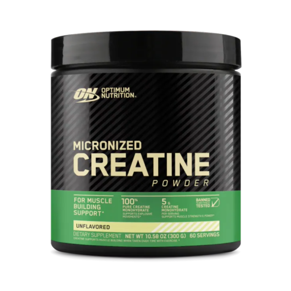 Optimum Nutrition Micronized Creatine 300GM | 60 Servings