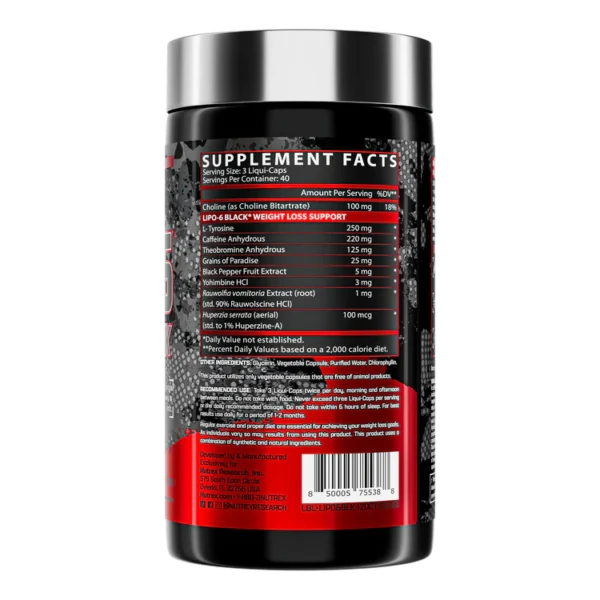 LIPO-6 BLACK Ultra Concentrate 60 capsules